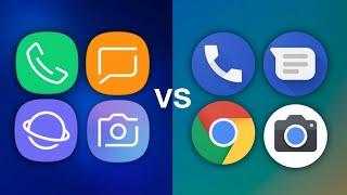 Android 8 Icons: Samsung Experience vs Pixel!