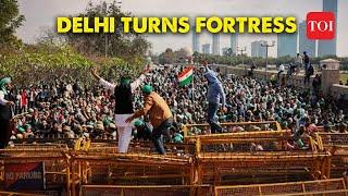 Farmers' Protest: No Entry in Delhi | Heavy Security Deployed at Delhi Borders | Kisan Andolan