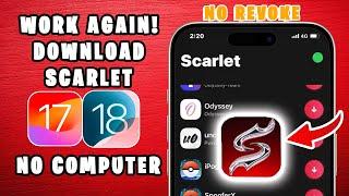 Latest Scarlet Update for iOS 17/18 | Sideload IPA on iPhone/iPad No Revoke