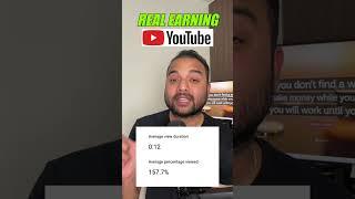 1M Views YouTube Revenue  Shorts vs Long Video Earning Comparision | Earn Money Online from YouTube