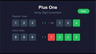 Master the Plus One Problem on LeetCode | Step by Step Solution Explained!