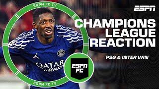 UCL Reaction: Ousmane Dembele & Lautaro Martinez score hat tricks for PSG and Inter | ESPN FC