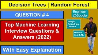 Question #4 | Random Forest | OOB Error | ML Interview Questions & Answers #2022