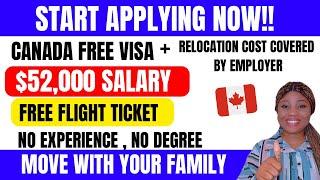 FREE CANADA WORK VISA: NO EXPERIENCE NEEDED,MOVE WITH FAMILY  || START APPLYING NOW!