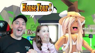 HOUSE TOUR DES MAISONS ET DECORATIONS DE SHASHA sur ADOPT ME (Ft ShaSha Gaming)