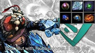 Tusk Aghanim, But he kick with Hyper Tsubasa&Hyuga