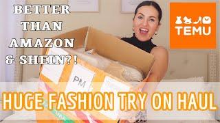 Huge TEMU Fashion Try On Haul! MOVE OVER AMAZON & SHEIN!!!!