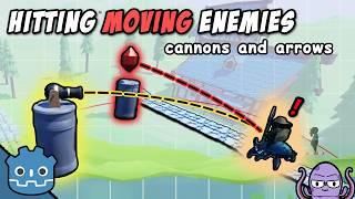Making projectiles hit moving targets in a game