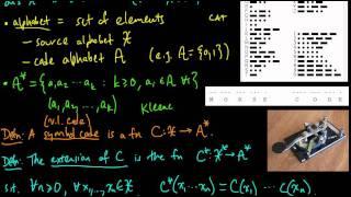 (IC 2.3) Symbol codes - definition and examples