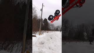 Unexpected Backflip LANDS PERFECTLY - 100LB  RC Truck