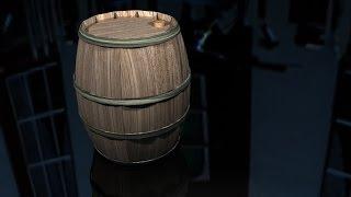 Maya tutorial : How to model a wooden Barrel