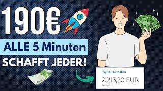 190€ ALLE 5 MINUTEN Online Geld verdienen 2025 ohne Startkapital