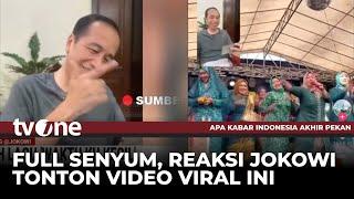 Reaksi Jokowi Dengar Lagu Viral "Waktu Ku Kecil" yang Dinyanyikan Ibu-ibu | AKAP tvOne