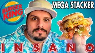 NOVO MEGA STACKER INSANO 4.0 - O HAMBURGUER MAIS CARO DO BURGER KING