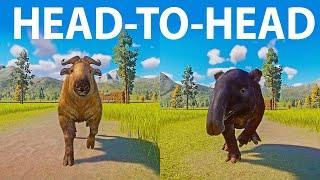 Takin vs Tapir A Head To Head Speed Race in  Planet Zoo