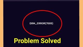 How to fix Voot DRM Error 7005 Problem Solve In Voot App & Tv