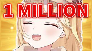 Amelia's Cute Precious Reaction the moment she reached 1 Millions Subs!【Amelia Watson / HololiveEN】