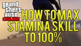 GTA Online: How to Max Out Your Stamina Skill To 100% Level Up (GTA 5 MULTIPLAYER)