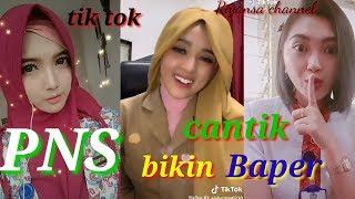 Tik tok viral PNS cantik bikin baper