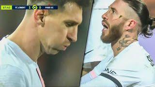 Sergio Ramos Red Card Again... Messi Reaction PSG