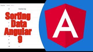 Advance tutorial Angular sorting data sorting of id, age, name ascending descending order angular 9