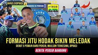 YANG DITUNGGU BOBOTOH  5 PEMAIN LANGSUNG DEBUT, FORMASI JITU PERSIB LAWAN PSBS, MAILSON TERKESIMA 