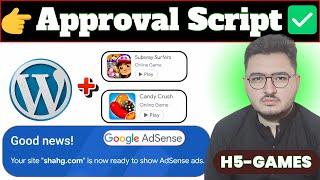 Get 100% AdSense Approval Using H5 Games | SHOCKING AdSense Approval Secrets Revealed for FREE!