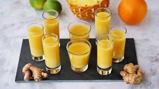 Immune-boosting Ginger Shots (Healthy Recipe)