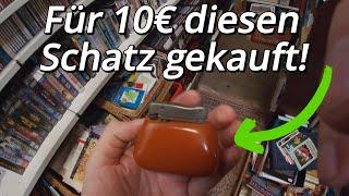 Ich zeige euch meine Flohmarkt Funde! Catalin Bakelit Feuerzeug CADINEN Keramik und SILBER Schmuck!