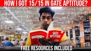 GATE 2025 Ideal 5 Day Aptitude Preparation Strategy| Free Resources