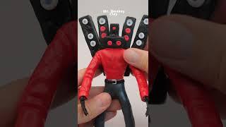 How To make Titan Speakerman (Skibidi Toilet) witch Polymer Clay #shorts #magicalclay #tvman