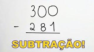 SUBTRAÇÃO - MATEMÁTICA BÁSICA - 6° ANO