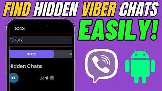 How to Find Hidden Chats on Viber 2024 | Show Hidden Viber Chat | Viber Secret Conversation