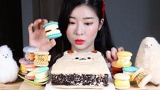 ASMR GIANT ALPACA MACARON FAT MACARON MUKBANG Eating Show