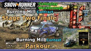 SnowRunner - Stage Two Finale | SnowRunner Contest - Parkour | Burning Mill Tennessee Contract