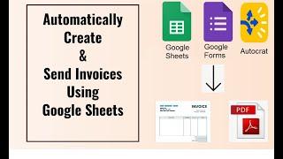 Send Auto Generated pdf Invoice to Customer email | Business Process Automation | Google Workspace