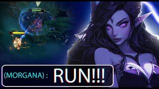 You can't move Against a Rank 1 Morgana Jungle