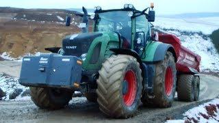 Fendt 930 + 820 mit Krampe HP 20 im Steinbruch [Lohnunternehmen Schmitt]