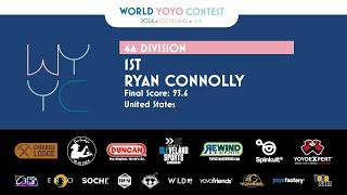 2024 World YoYo Champion Ryan Connolly #WYYC2024 4A Division - 1st Place