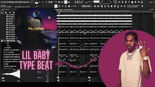 Making a DARK TRAP Beat for LIL BABY -  FL Studio Cookup