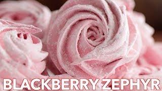 Dessert: Homemade Blackberry Marshmallow Zephir -  Zephyr Confectionary