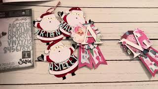 Christmas Gift Tags and Ribbon Rosettes