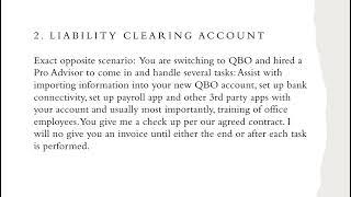 Clearing Account: What is a clearing account and when and how would we use it?