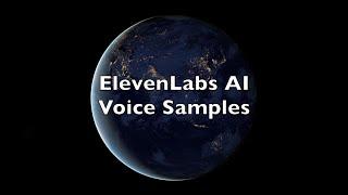 ElevenLabs Voice Samples: Hear all premade AI voices