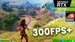 Ryzen 5 5600X + RTX 3070 - Fortnite 1080p Epic low and performance settings | FPS Benchmark