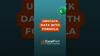 Excel Formula Tip: Unstack Data in One Column to Many Columns