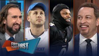 Do Lions or Vikings need the No. 1 seed more, Lamar steals MVP from Josh Allen? | FIRST THINGS FIRST