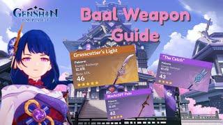 The STRONGEST Weapons To Use On Baal! | Raiden Shogun Weapon Guide