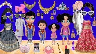 Full family members mama ki shadi ka funny makeup comedy video || comedy video || cartoon