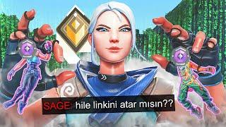 RADIANT olarak ELMAS elo'da HİLEYİM diye TROLLEDİM! | Valorant